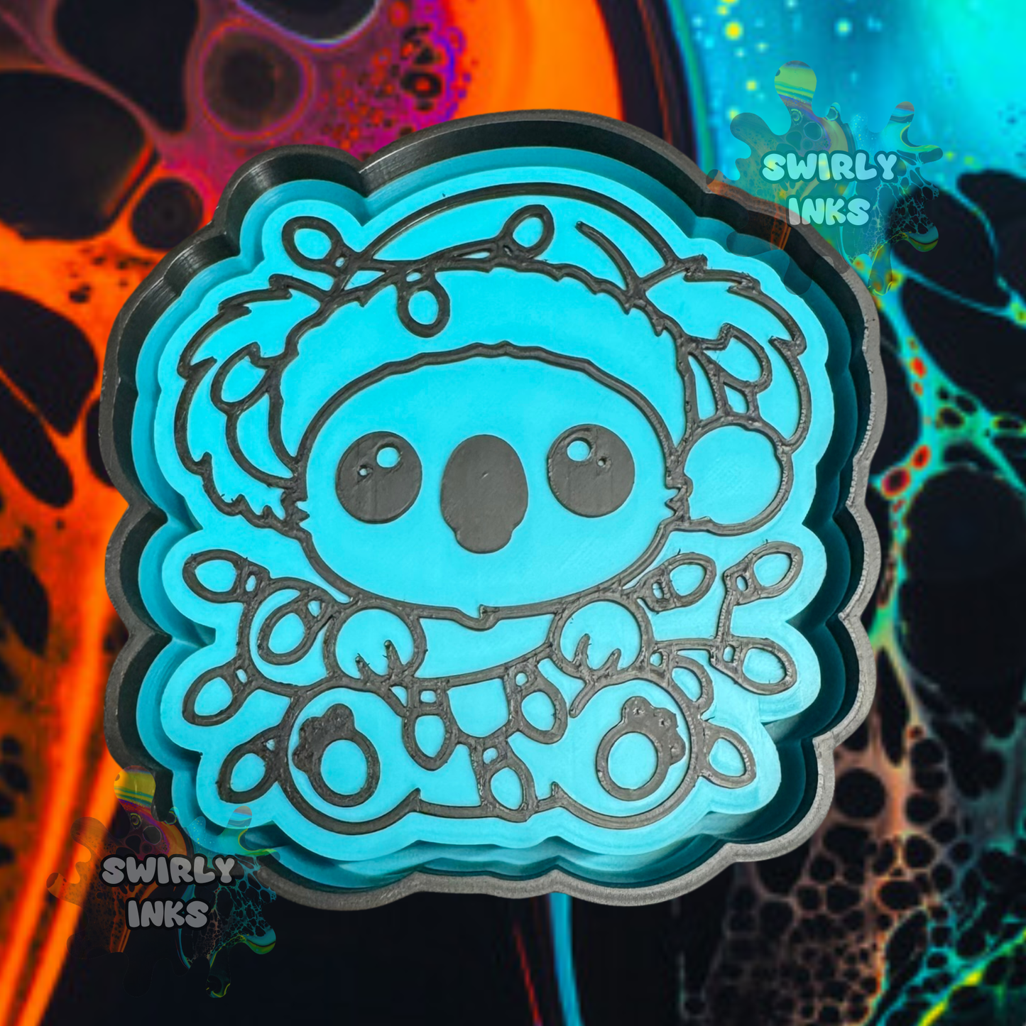 Christmas Lights Koala Freshie Mold