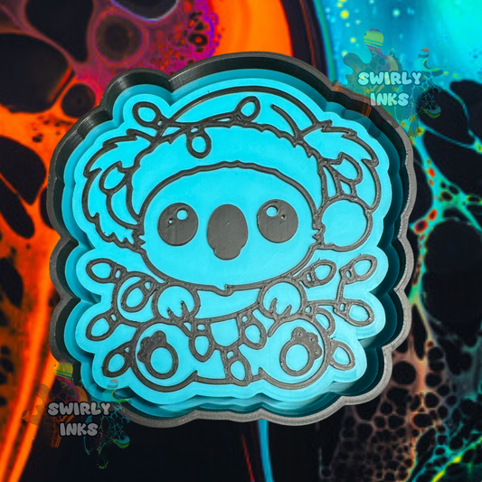 Christmas Lights Koala Freshie Mold