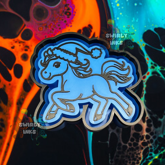 Christmas Pony Freshie Mold