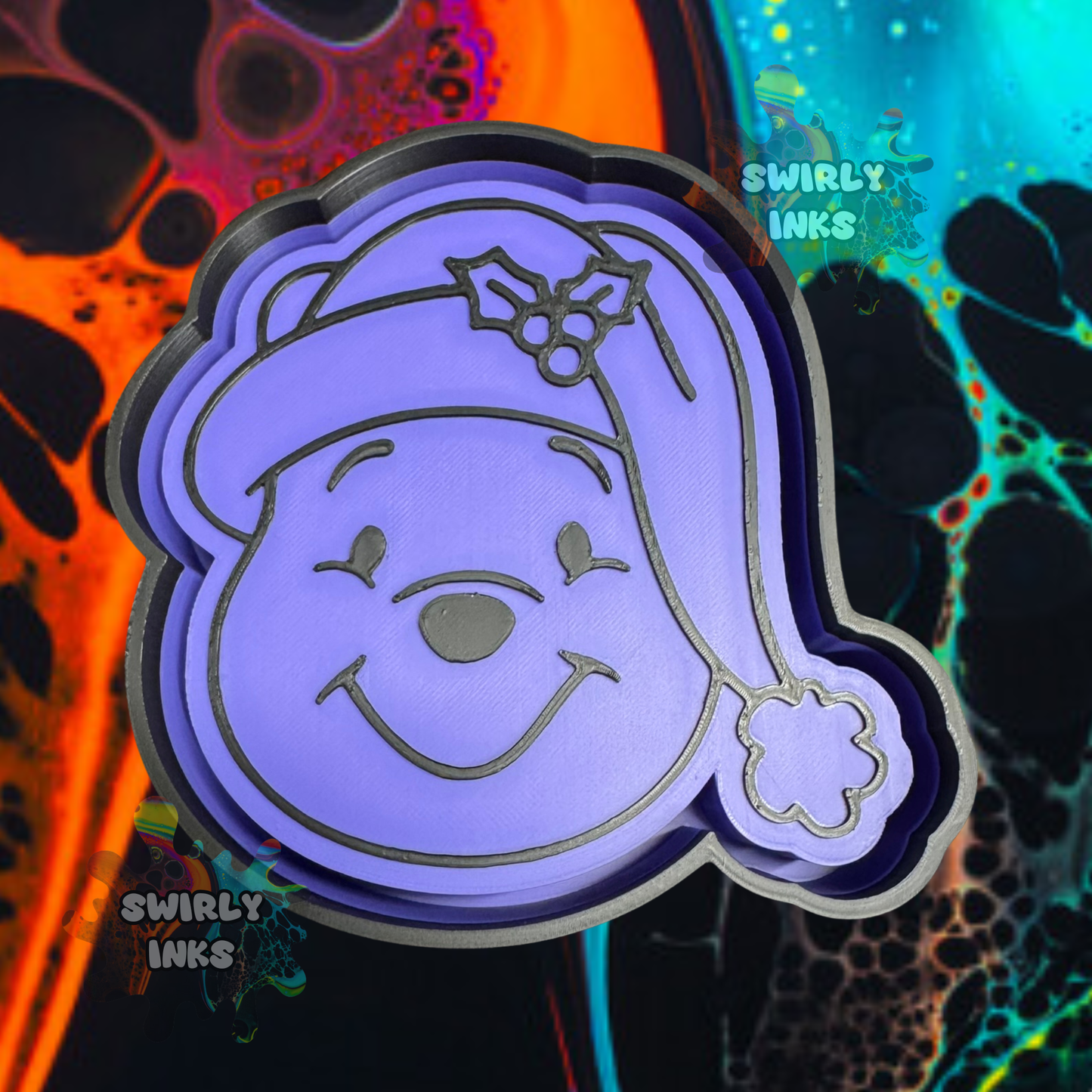 Christmas Pooh Freshie Mold