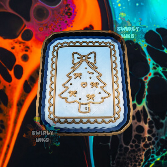 Christmas Tree Frame Freshie Mold