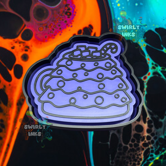 Christmas Tree Hot Cocoa Mug Freshie Mold