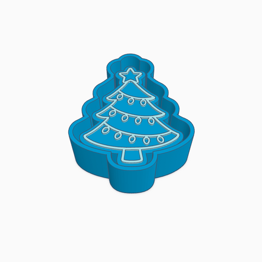 Christmas Tree Lights Freshie Mold