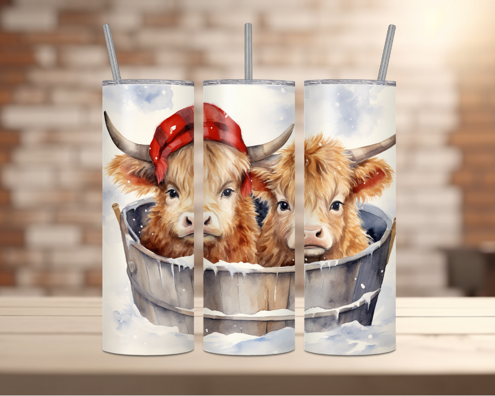 Christmas Cows