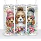Christmas Dogs in Scarfs