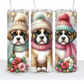 Christmas Dogs in Scarfs