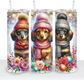 Christmas Dogs in Scarfs