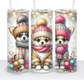 Christmas Dogs in Scarfs
