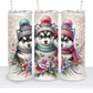 Christmas Dogs in Scarfs