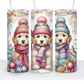 Christmas Dogs in Scarfs