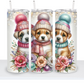 Christmas Dogs in Scarfs