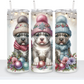 Christmas Dogs in Scarfs