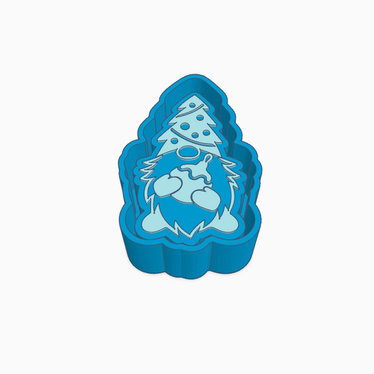 Gnome Christmas Ornament Freshie Mold