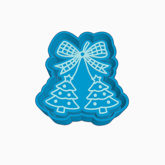 Christmas Tree Bow Freshie Mold
