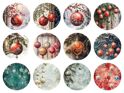 Card stock Options for Round Freshie Molds