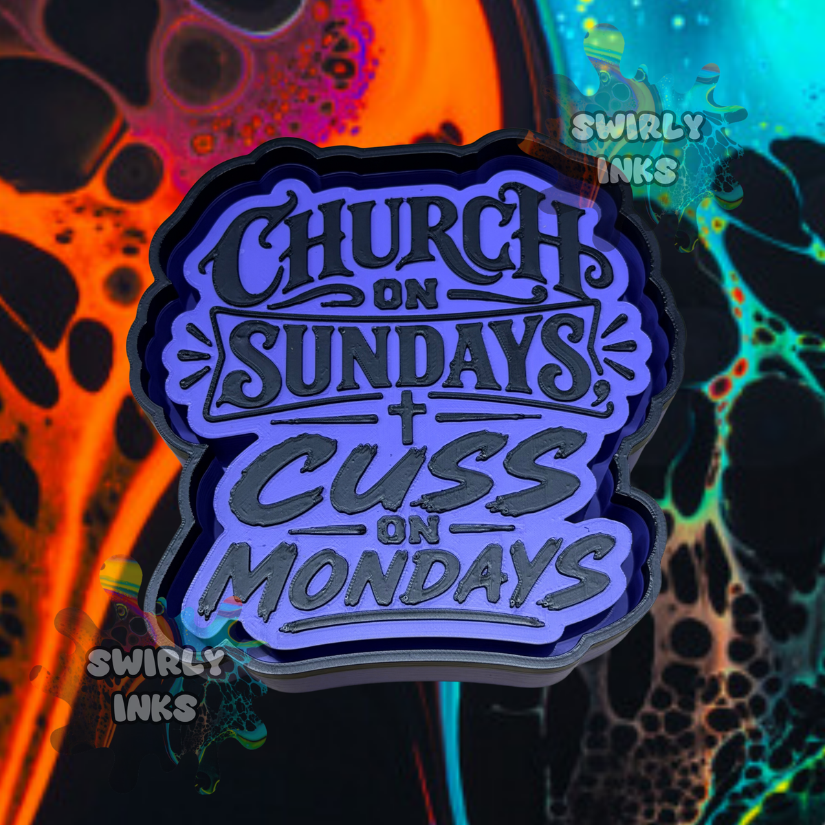 Church on Sundays Freshie Mold