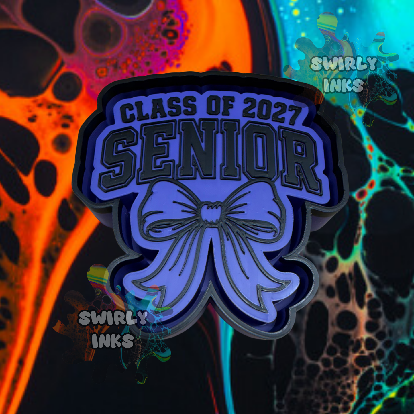 Class of 2027 Senior Bow Freshie Mold