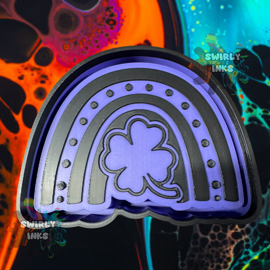 Clover Rainbow Freshie Mold