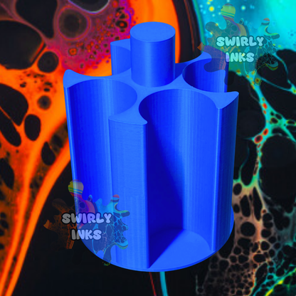 3d Printed Glitter/Mica Jar Holder Organizer - Holds 20 Containers - Stack-able