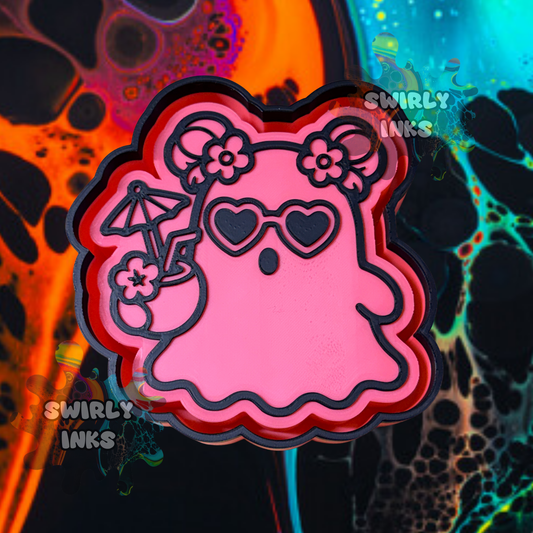 Coconut Drink Ghost Freshie Mold