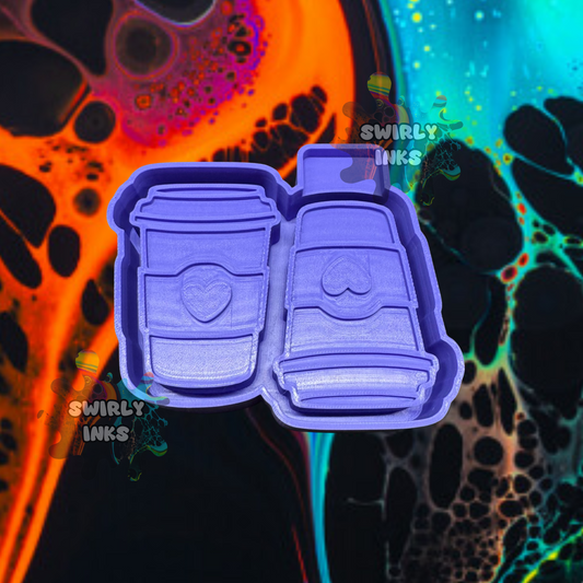 Coffee Cup Vents Freshie Mold