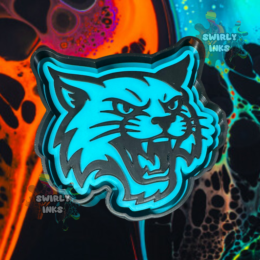 Cougar Head Freshie Mold