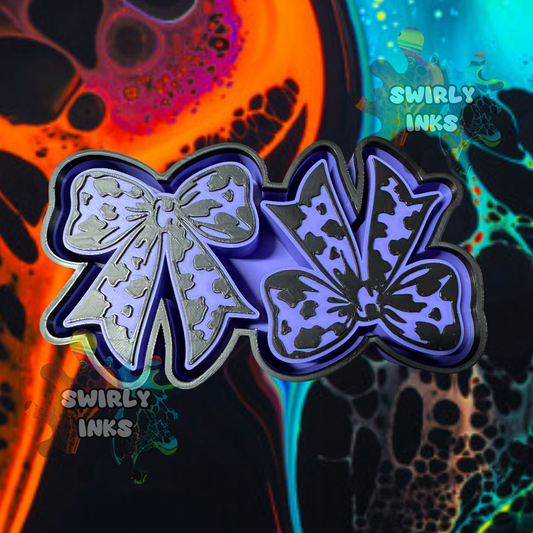 Cow Print Bow Vent Freshie Mold