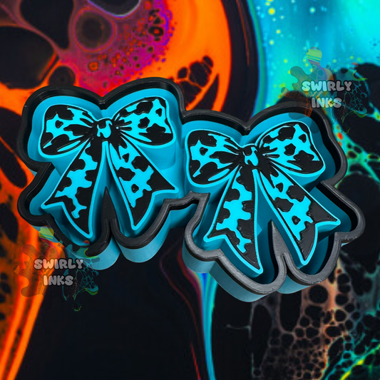 Cow Print Bow Vent Freshie Mold