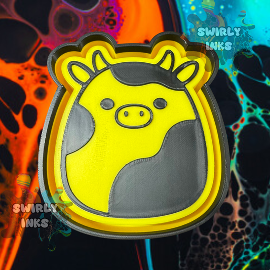 Cow Squishie Freshie Mold