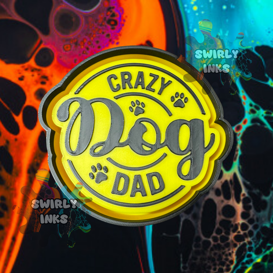 Crazy Dog Dad Freshie Mold
