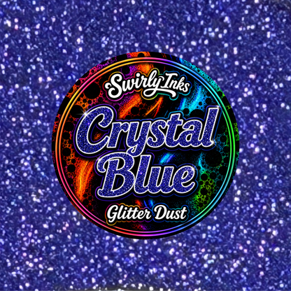 Crystal Blue Glitter Dust 1oz