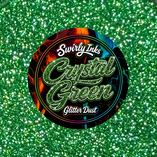 Crystal Green Glitter Dust 1oz