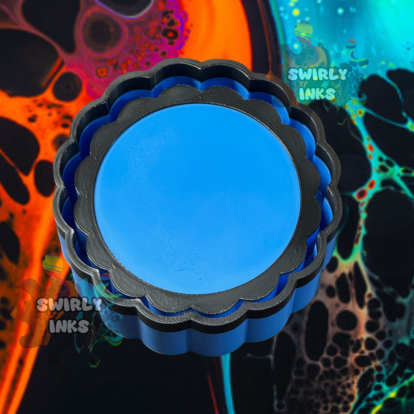 Curved Edge Round for 2.5" Cardstock Freshie Mold