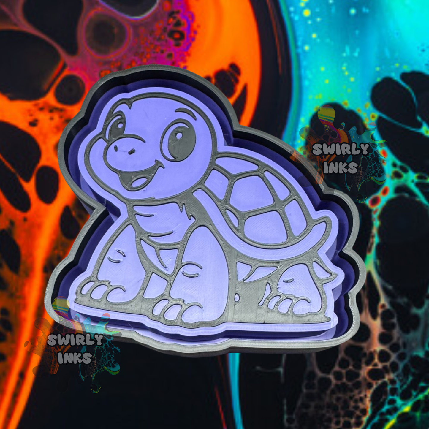 Cute Turtle Freshie Mold