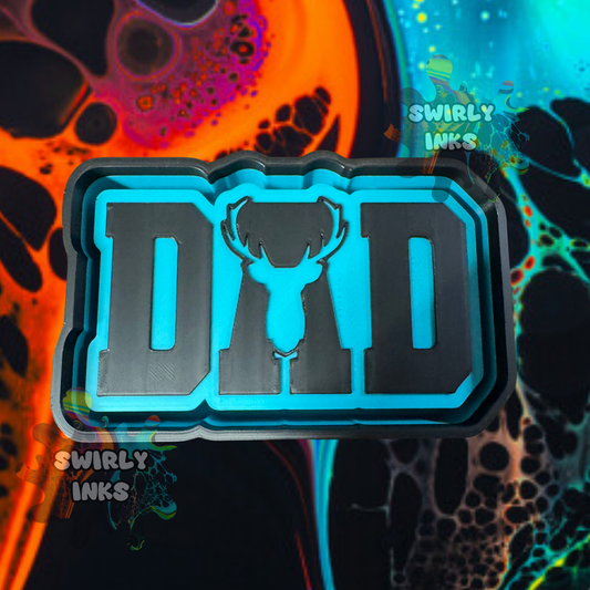 Dad with Buck Head Freshie Mold