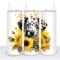 Dogs with Sunflowers