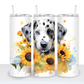 Dogs with Sunflowers