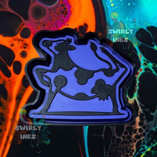 Dancing Cow Freshie Mold