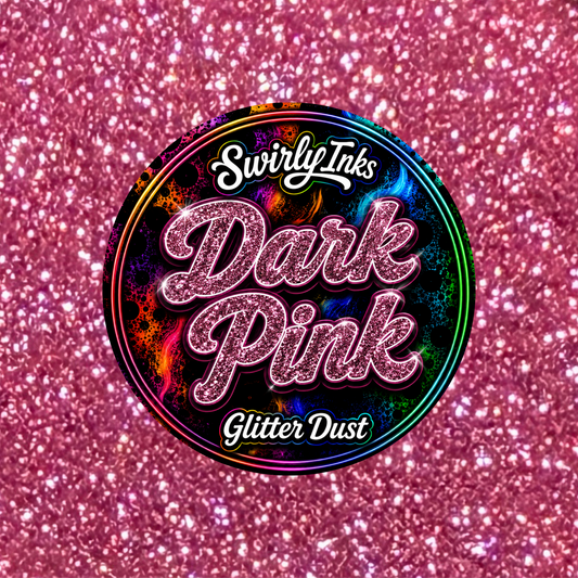 Dark Pink Glitter Dust 1oz