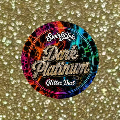 Dark Platinum Glitter Dust 1oz