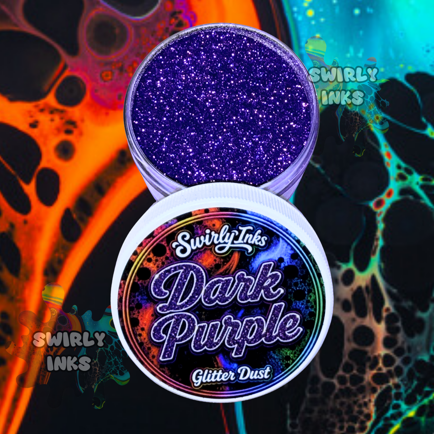 Dark Purple Glitter Dust 1oz