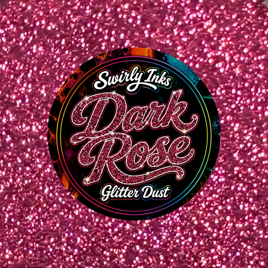 Dark Rose Glitter Dust 1oz