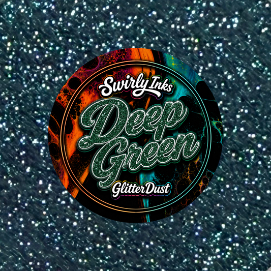Deep Green Glitter Dust 1oz