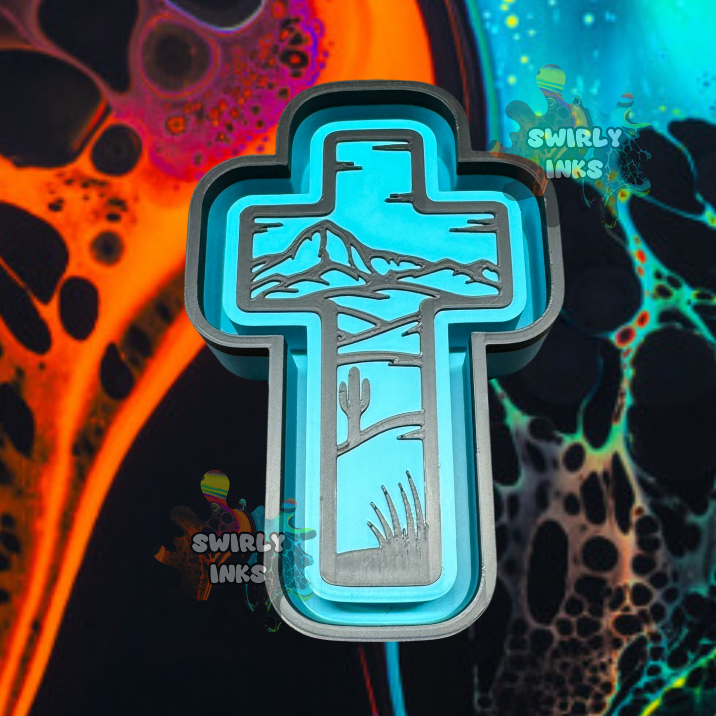 Desert Cross Freshie Mold