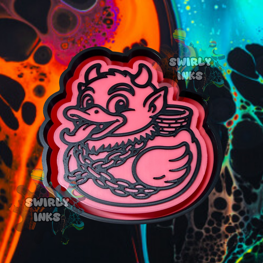 Devil Duck Freshie Mold