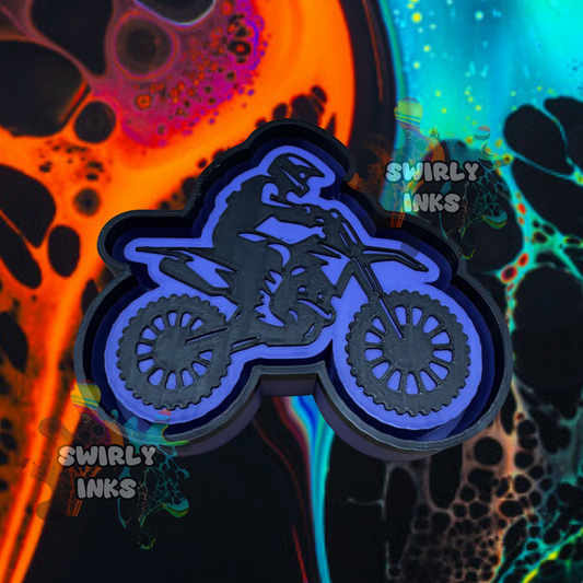 Dirt Bike Rider Freshie Mold