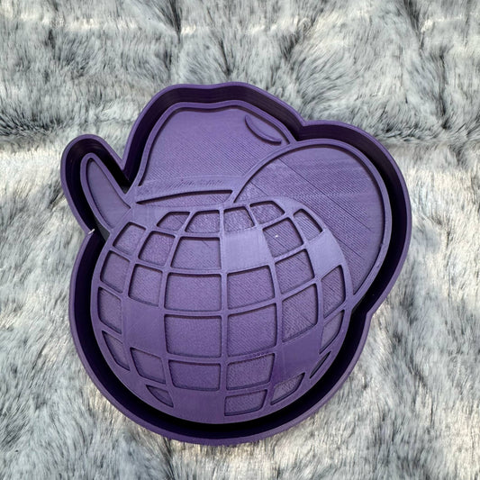 Disco Ball with Cowboy Hat Freshie Mold