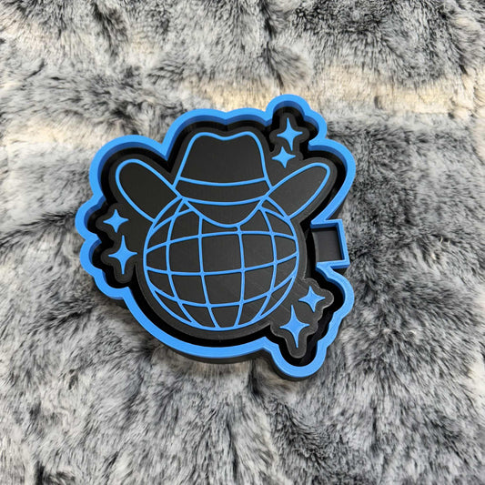Disco Ball Cowboy Freshie Mold