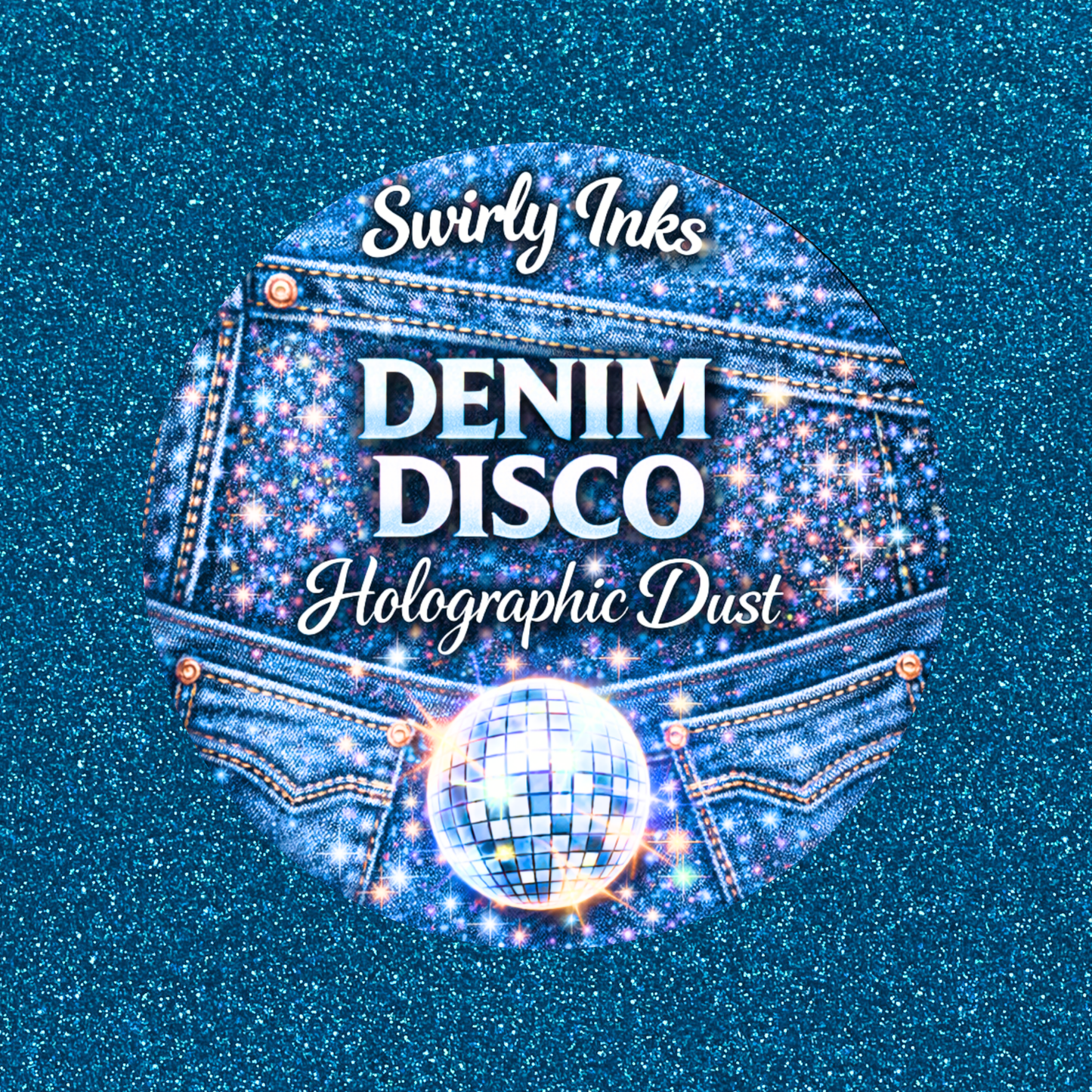 Denim Disco Glitter Dust 1oz