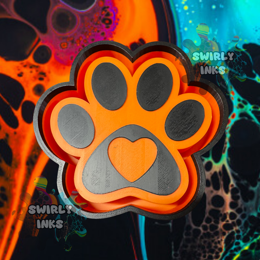 Dog Paw Freshie Mold